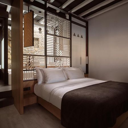 ホテル Semeli Coast Mykonos Curio Collection By Hilton Merchia Beach エクステリア 写真