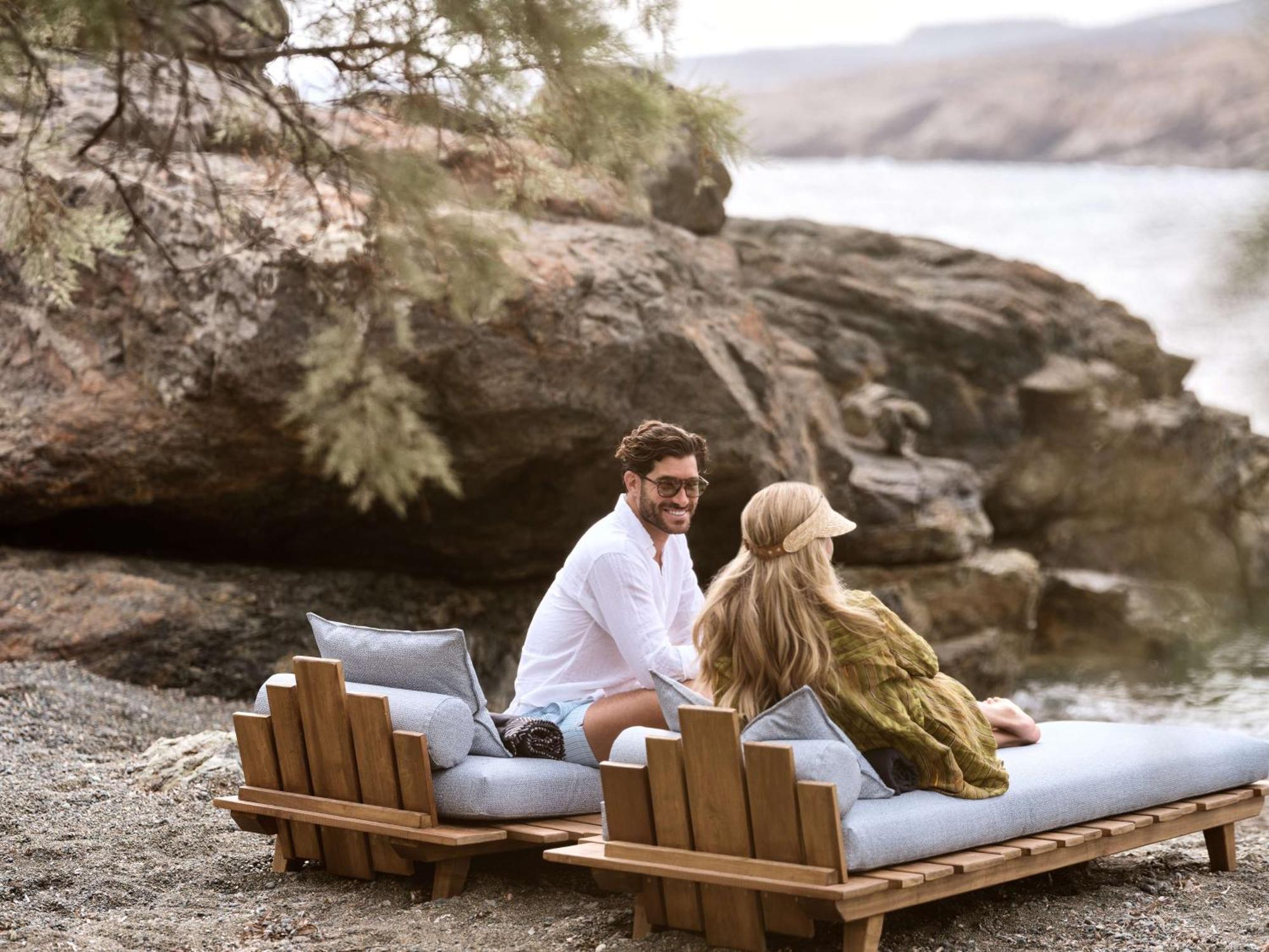 ホテル Semeli Coast Mykonos Curio Collection By Hilton Merchia Beach エクステリア 写真