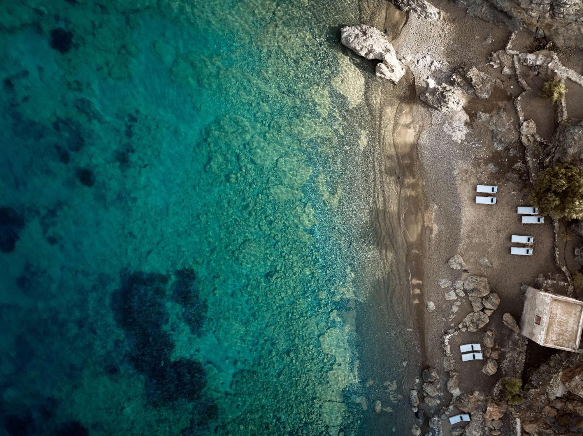 ホテル Semeli Coast Mykonos Curio Collection By Hilton Merchia Beach エクステリア 写真