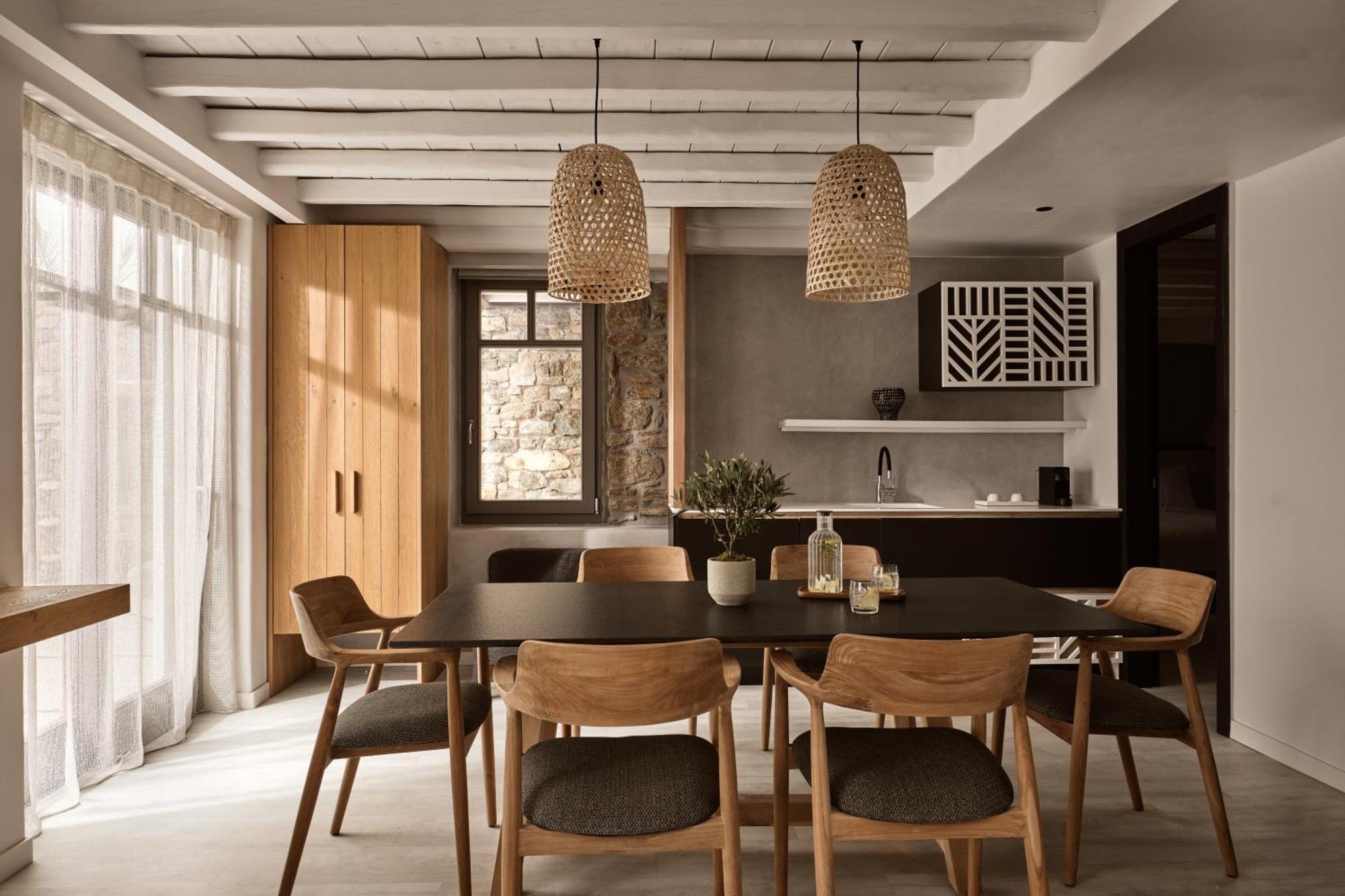 ホテル Semeli Coast Mykonos Curio Collection By Hilton Merchia Beach エクステリア 写真