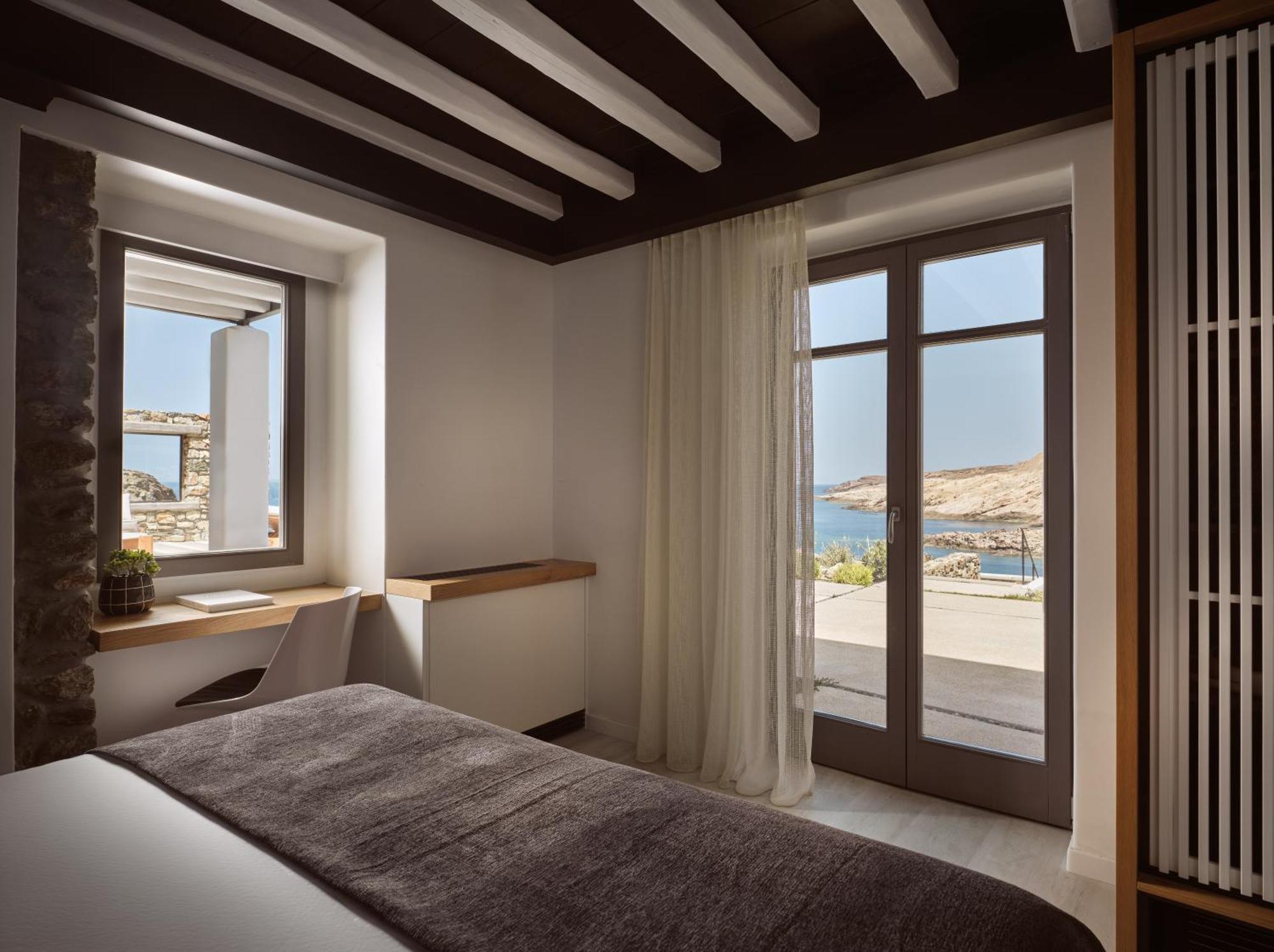 ホテル Semeli Coast Mykonos Curio Collection By Hilton Merchia Beach エクステリア 写真