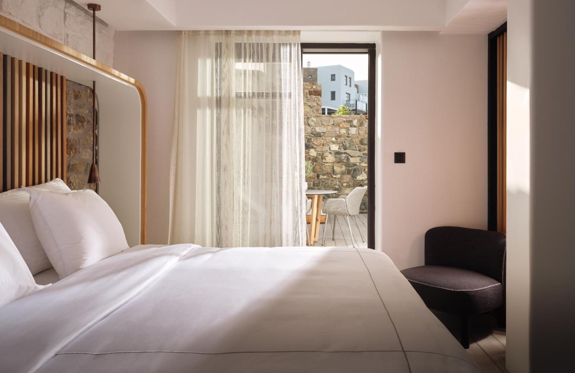 ホテル Semeli Coast Mykonos Curio Collection By Hilton Merchia Beach エクステリア 写真