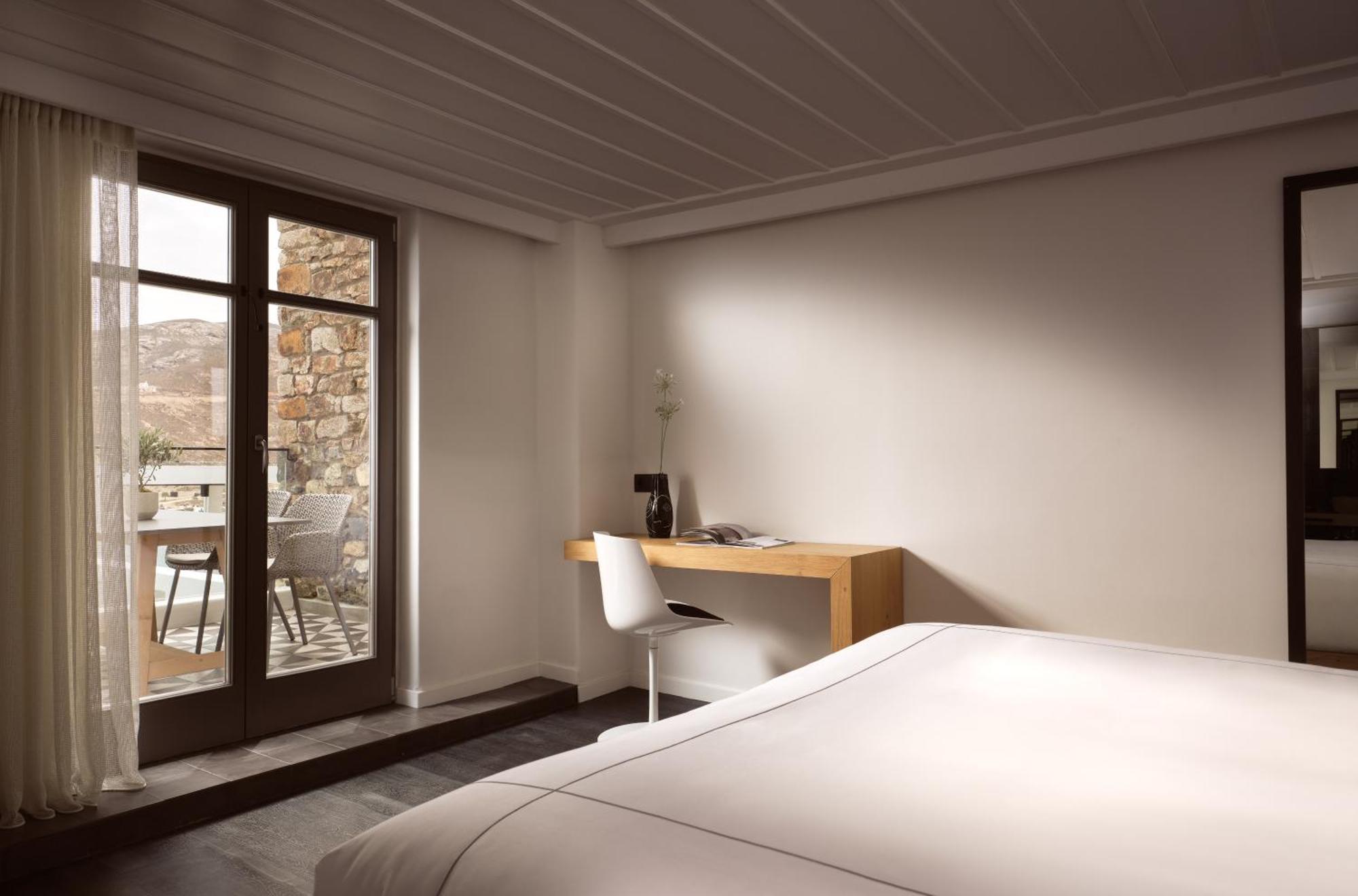 ホテル Semeli Coast Mykonos Curio Collection By Hilton Merchia Beach エクステリア 写真