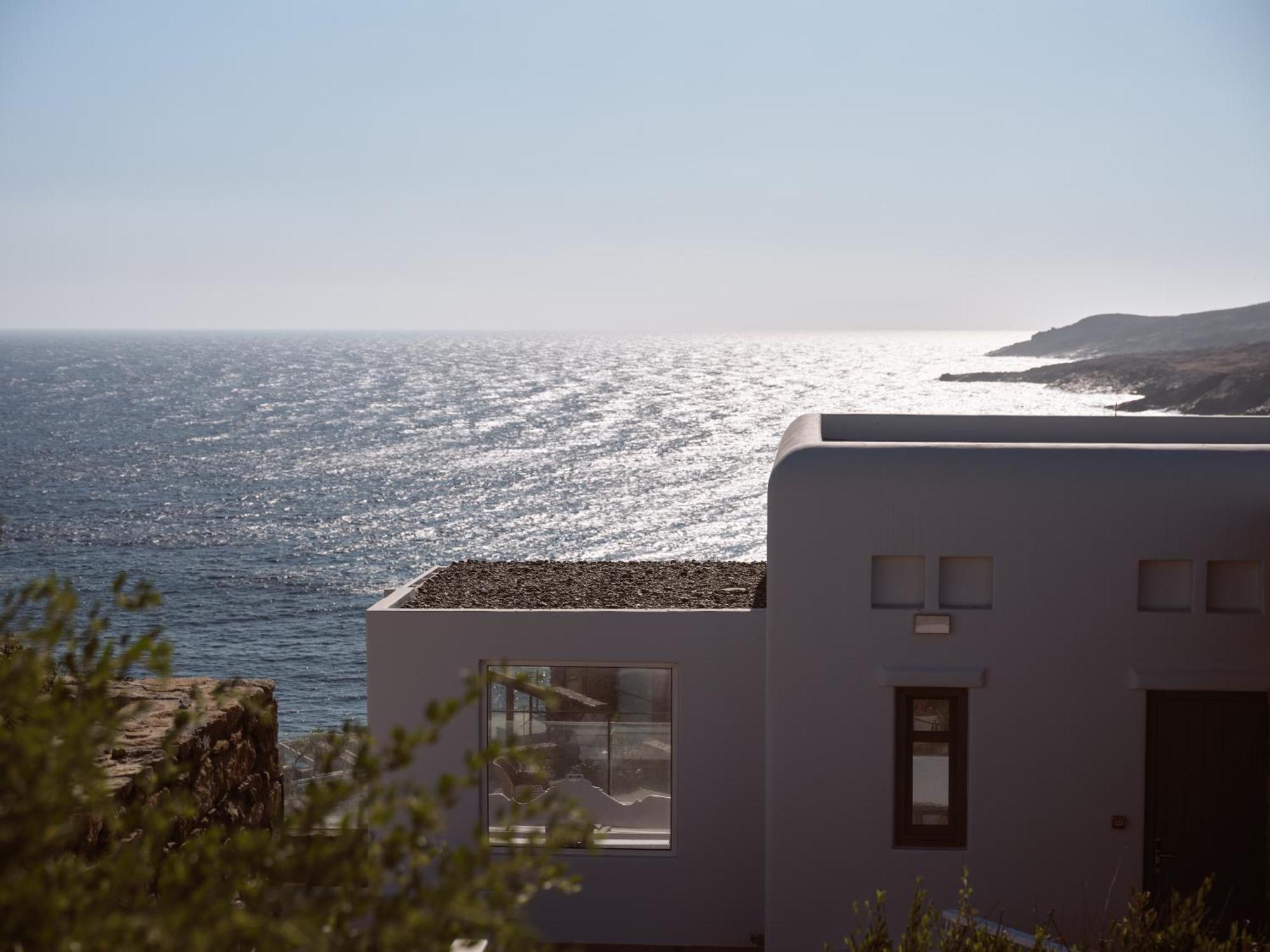 ホテル Semeli Coast Mykonos Curio Collection By Hilton Merchia Beach エクステリア 写真