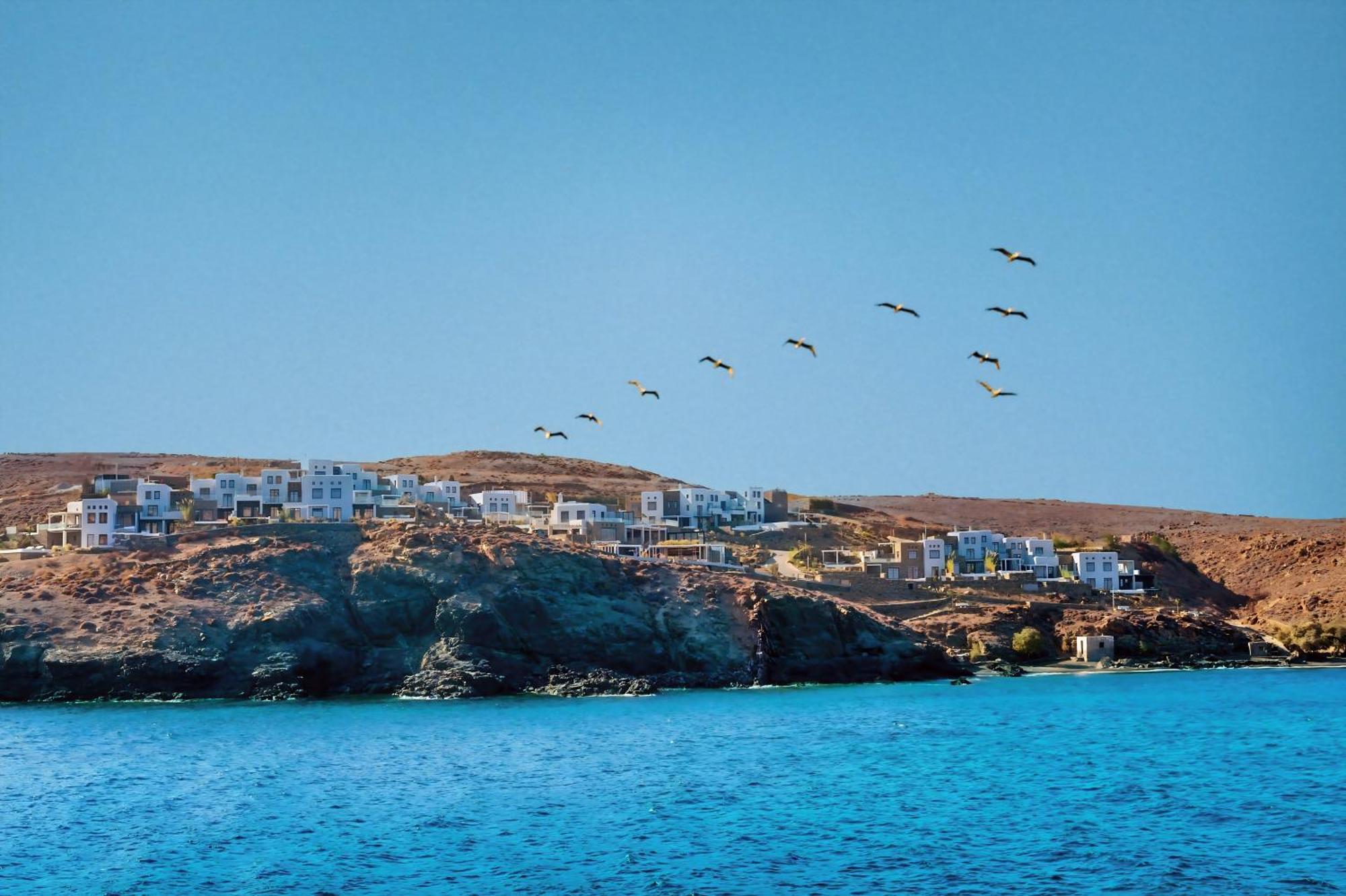 ホテル Semeli Coast Mykonos Curio Collection By Hilton Merchia Beach エクステリア 写真